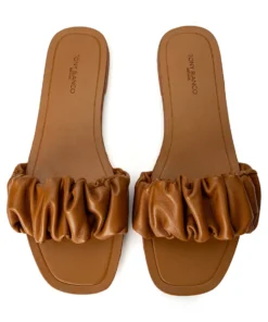 Tony Bianco Shoes Asumi Tan 1cm Flats