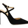 Tony Bianco Aston Black Suede 10.5cm Heels Shoes