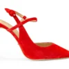 Tony Bianco Shoes Aston Red Suede 10.5cm Heels