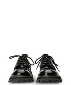 Tony Bianco Austin Black Hi Shine 4.5cm Casual Shoes