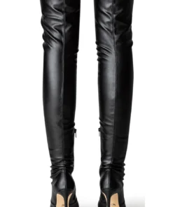 Tony Bianco Avah Black Venezia 10.5cm Long Boots 11 Tony Bianco Avah Black Venezia 10.5cm Long Boots