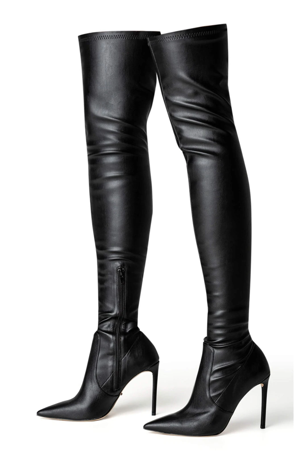 Tony Bianco Avah Black Venezia 10.5cm Long Boots 6 Tony Bianco Avah Black Venezia 10.5cm Long Boots