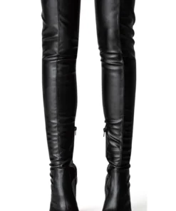 Tony Bianco Avah Black Venezia 10.5cm Long Boots 9 Tony Bianco Avah Black Venezia 10.5cm Long Boots