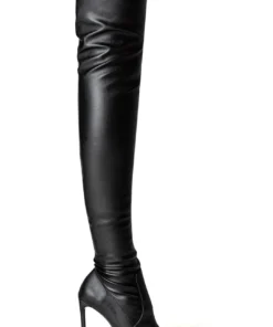 Tony Bianco Avah Black Venezia 10.5cm Long Boots
