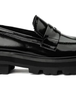 Tony Bianco Axell Black Hi Shine 4.5cm Casual Shoes Hot List