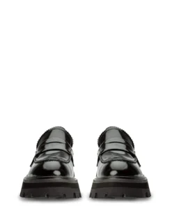 Tony Bianco Axell Black Hi Shine 4.5cm Casual Shoes Hot List