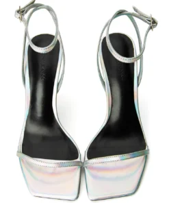 Tony Bianco Banji Silver Illumine 10.5cm Heels Shoes