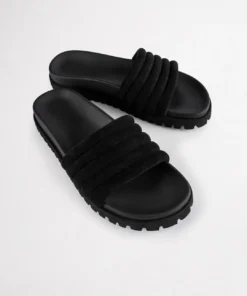 Tony Bianco Becki Black Phoenix 3cm Sandals