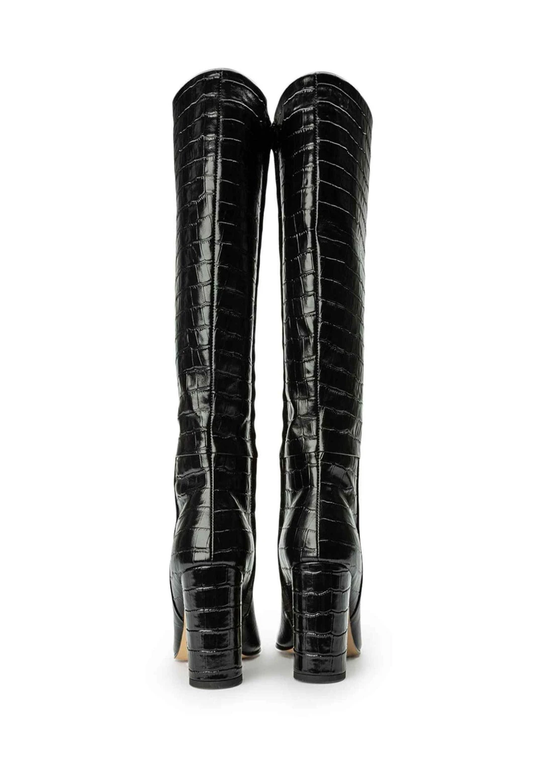Tony Bianco Bellez Black Croc 9.5cm Calf Boots 5 Tony Bianco Bellez Black Croc 9.5cm Calf Boots