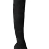 Tony Bianco Bloom Black Stretch Suede 9.5cm Long Boots Hot List
