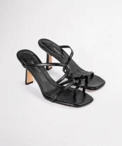 Tony Bianco Best Sellers Blossom Black Sheep Nappa 7.5cm Heels