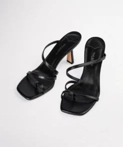 Tony Bianco Best Sellers Blossom Black Sheep Nappa 7.5cm Heels