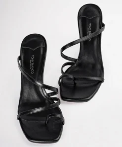 Tony Bianco Best Sellers Blossom Black Sheep Nappa 7.5cm Heels