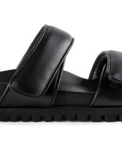 Tony Bianco Bonny Black Nappa 3cm Sandals