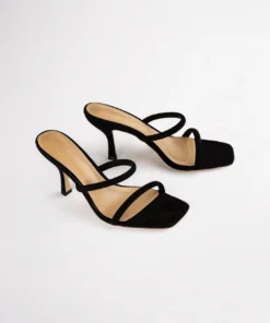 Tony Bianco Bria Black Phoenix 8.5cm Heels