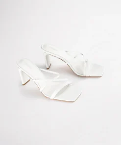 Tony Bianco Classic White Nappa 8.5cm Heels