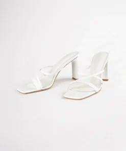 Tony Bianco Classic White Nappa 8.5cm Heels