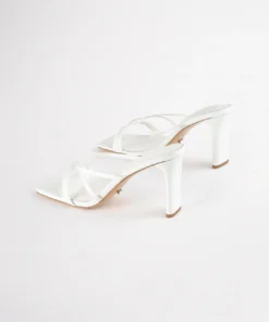 Tony Bianco Classic White Nappa 8.5cm Heels