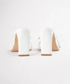 Tony Bianco Classic White Nappa 8.5cm Heels