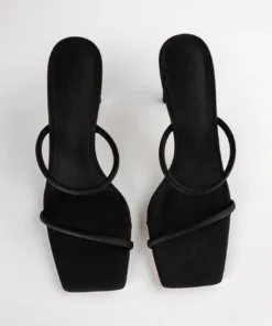 Tony Bianco Concord Black Galaxy 8.5cm Heels