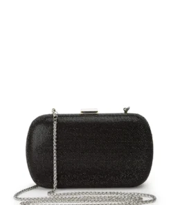 Tony Bianco Cori Black Crystal Clutch Bag
