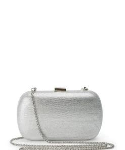 Tony Bianco New Arrivals Cori Silver Crystal Clutch Bag
