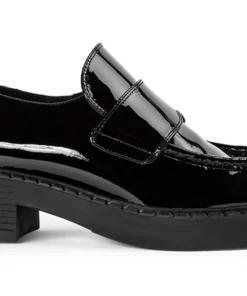 Tony Bianco Best Sellers Corvette Black Patent 4.5cm Casual Shoes
