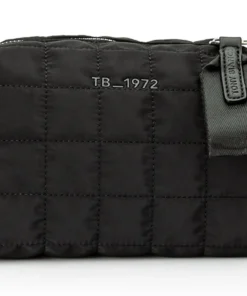 Tony Bianco Dakota Black Nylon Pouch Accessories