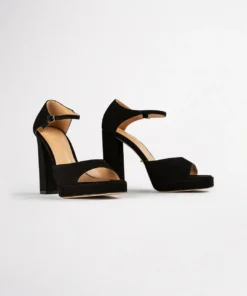 Tony Bianco Dante Black Phoenix 11.5cm Heels Shoes