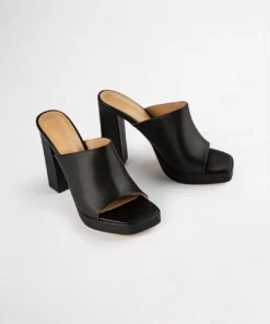 Tony Bianco Daytona Black Como 11.5cm Heels