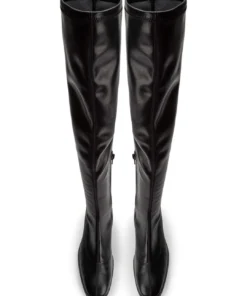 Tony Bianco Shoes Delight Black Venezia 4.5cm Long Boots