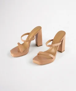 Tony Bianco Shoes Dynasty Nude Patent 11.5cm Heels