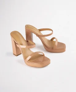 Tony Bianco Shoes Dynasty Nude Patent 11.5cm Heels