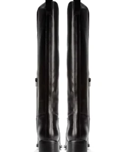 Tony Bianco New Arrivals Eleanor Black Como 4cm Calf Boots