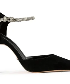 Tony Bianco Eliza Black Suede 10.5cm Heels Shoes