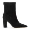 Tony Bianco Ellie Black Suede 8.5cm Ankle Boots