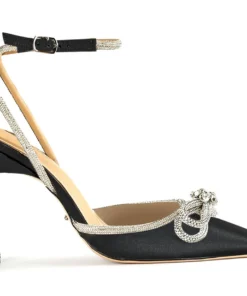 Tony Bianco Elsie Black Satin 10.5cm Heels Hot List