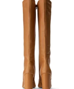 Tony Bianco Epic Caramel Venice 8.5cm Calf Boots