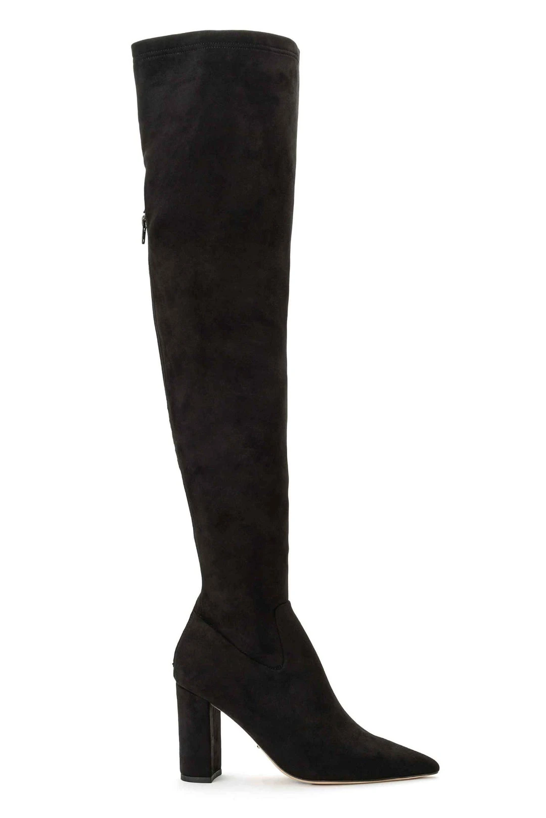 Tony Bianco Estella Black Stretch Suede 8.5cm Long Boots 3 Tony Bianco Estella Black Stretch Suede 8.5cm Long Boots