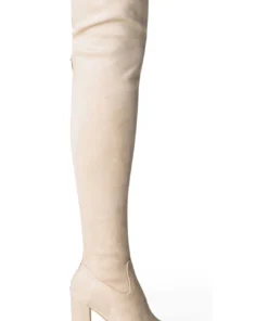 Tony Bianco Shoes Estella Malt Stretch Suede 8.5cm Long Boots