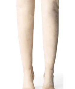 Tony Bianco Shoes Estella Malt Stretch Suede 8.5cm Long Boots