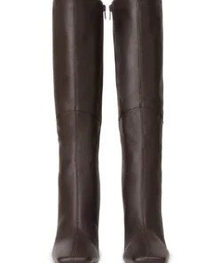 Tony Bianco New Arrivals Fantasy Chocolate Nappa 8cm Calf Boots 10 Tony Bianco New Arrivals Fantasy Chocolate Nappa 8cm Calf Boots