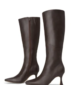 Tony Bianco New Arrivals Fantasy Chocolate Nappa 8cm Calf Boots 11 Tony Bianco New Arrivals Fantasy Chocolate Nappa 8cm Calf Boots