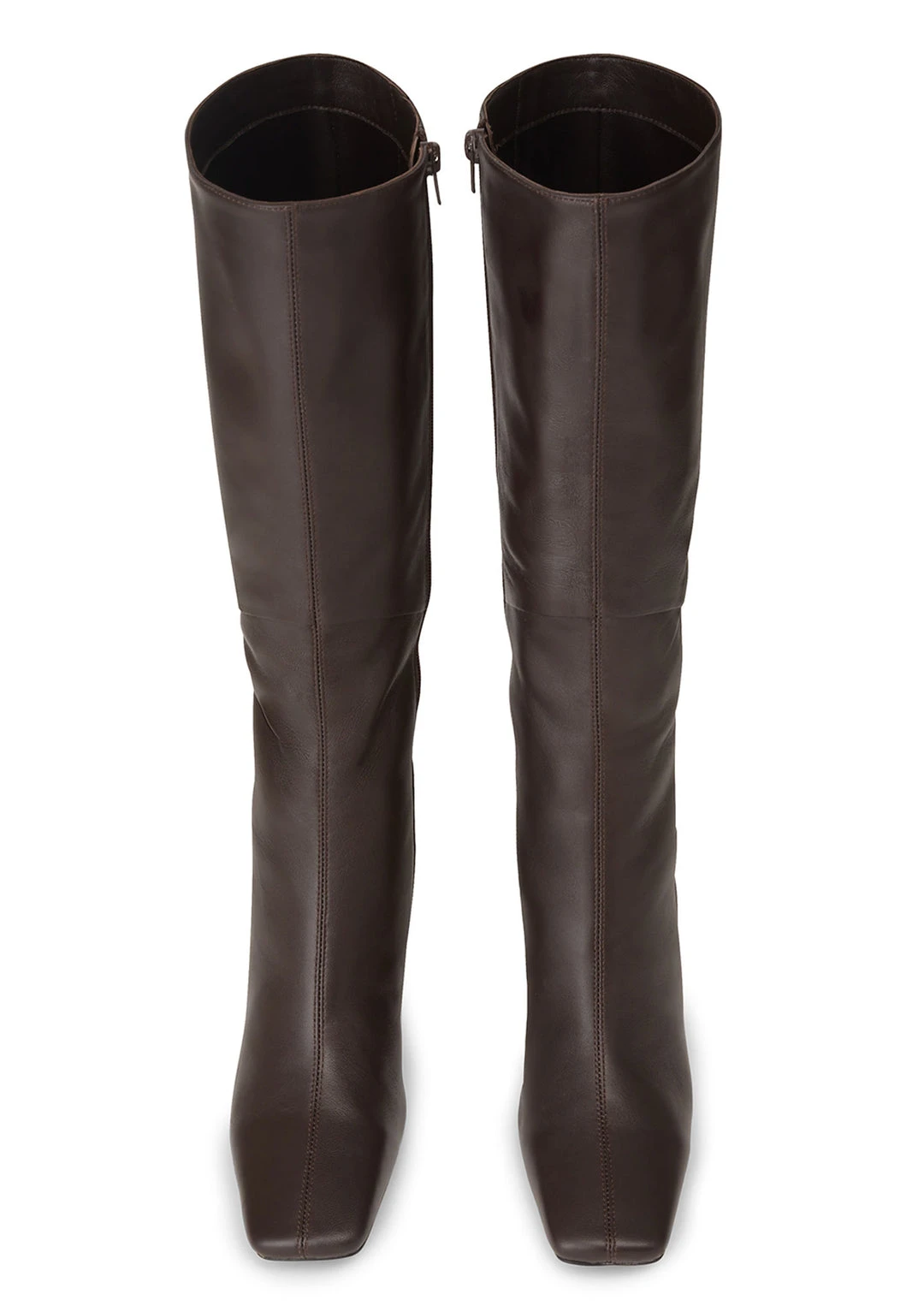 Tony Bianco New Arrivals Fantasy Chocolate Nappa 8cm Calf Boots 7 Tony Bianco New Arrivals Fantasy Chocolate Nappa 8cm Calf Boots