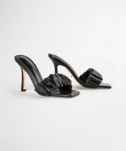 Tony Bianco Fara Black Nappa 10.5cm Heels Shoes