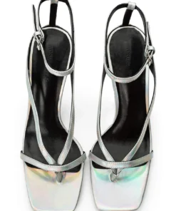 Tony Bianco Faythe Silver Illumine 10.5cm Heels