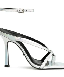 Tony Bianco Faythe Silver Illumine 10.5cm Heels