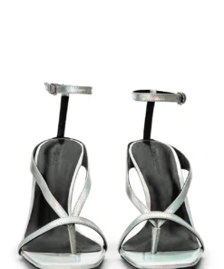 Tony Bianco Faythe Silver Illumine 10.5cm Heels