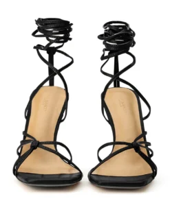 Tony Bianco Feliz Black Nappa 10.5cm Heels Shoes