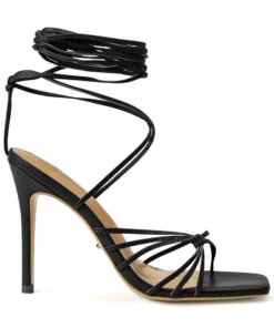 Tony Bianco Feliz Black Nappa 10.5cm Heels Shoes